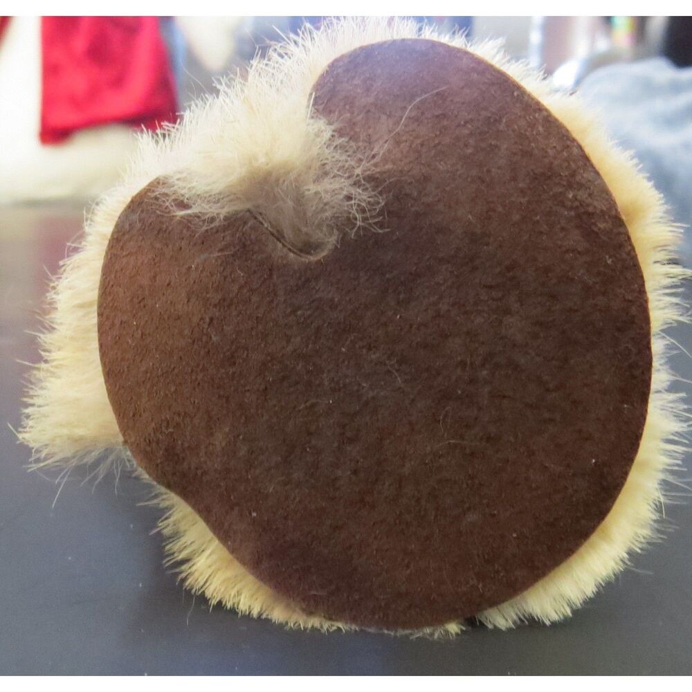Vintage Handcrafted in Poland Fur & Suede Mammoth/Elephant EUC - Picture 4 of 6